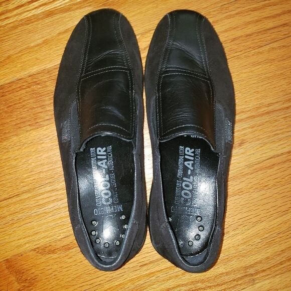 Mephisto black leather cool air loafers - Picture 5 of 8